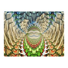 Abstract Fractal Magical Double Sided Flano Blanket (mini)  by Sudhe