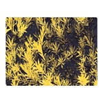 Artistic Yellow Background Double Sided Flano Blanket (Mini)  35 x27  Blanket Back