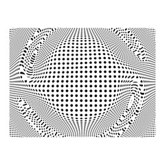 Illusion Form Shape Curve Design Double Sided Flano Blanket (mini)  by Pakrebo