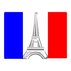 Eiffel Tower France Flag Tower Double Sided Flano Blanket (mini)  by Sudhe