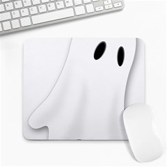 Ghost Boo Halloween Spooky Haunted Large Mousepads by Sudhe