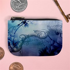 Wonderful Elegant Floral Design Mini Coin Purse by FantasyWorld7