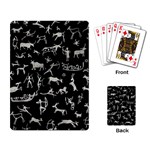 Petroglyph Nordic Beige And Black Background Petroglyph Nordic Beige And Black Background Playing Cards Single Design Back