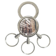 Chicago L Morning Commute 3-ring Key Chains by Riverwoman