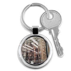 Chicago L Morning Commute Key Chains (round)  by Riverwoman