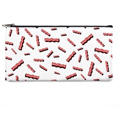 Funny Bacon Slices Pattern Infidel Red Meat Pencil Cases by genx