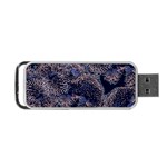 Glowing Coral Pattern Portable USB Flash (Two Sides) Back