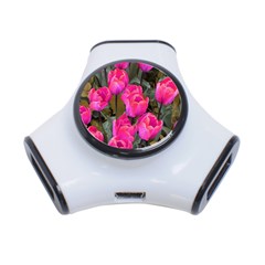 Pink Tulips 3-port Usb Hub by snowwhitegirl