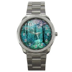 Blue Forest Sport Metal Watch by snowwhitegirl