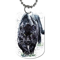 Panther Dog Tag (one Side) by kot737