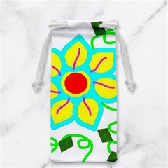 Digital Flower Jewelry Bag by okhismakingart