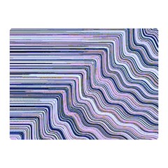 Electric Field Art Xxi Double Sided Flano Blanket (mini)  by okhismakingart