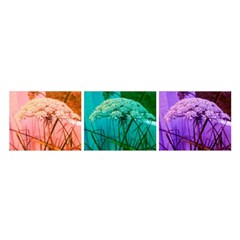 Color Block Queen Annes Lace Collage Satin Scarf (oblong) by okhismakingart