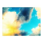 Pale Clouds Double Sided Flano Blanket (Mini)  35 x27  Blanket Back