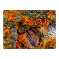 Rainbow Fossil Double Sided Flano Blanket (mini)  by okhismakingart