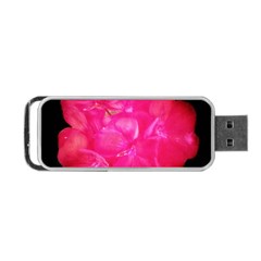 Single Geranium Blossom Portable Usb Flash (one Side) by okhismakingart