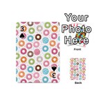 Donut pattern with funny candies Playing Cards 54 (Mini) Front - Spade3