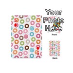 Donut pattern with funny candies Playing Cards 54 (Mini) Front - Diamond5
