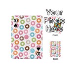 Donut pattern with funny candies Playing Cards 54 (Mini) Front - Spade10