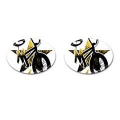Bmx Cufflinks (oval) by Melcu