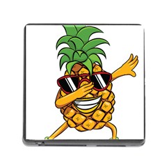 Dabbing Pineapple Sunglasses Shirt Aloha Hawaii Beach Gift Memory Card Reader (square 5 Slot) by SilentSoulArts