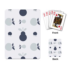 Apples Pears Continuous Playing Cards Single Design by HermanTelo