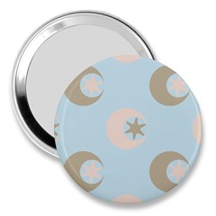 Moon Star Air Heaven 3  Handbag Mirrors by HermanTelo