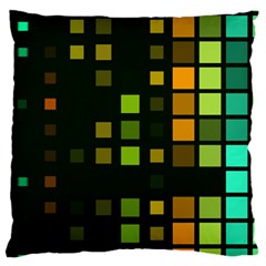 Abstract Plaid Large Flano Cushion Case (one Side) by HermanTelo