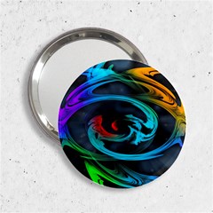 Rainbow Fractal Clouds Stars 2 25  Handbag Mirrors by HermanTelo