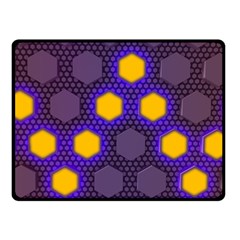 Communication Network Digital Fleece Blanket (small) by HermanTelo