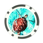 Tortoise Marine Animal Shell Sea Poker Chip Card Guard Front