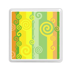 Ring Kringel Background Abstract Yellow Memory Card Reader (square) by HermanTelo