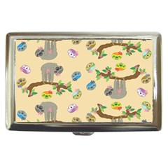 Sloth Neutral Color Cute Cartoon Cigarette Money Case by HermanTelo