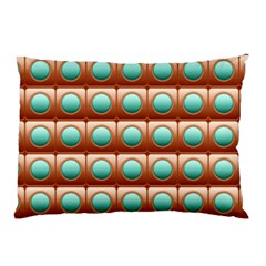 Abstract Circle Square Pillow Case (two Sides) by HermanTelo