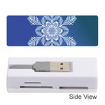 Flake Crystal Snow Winter Ice Memory Card Reader (Stick) Front