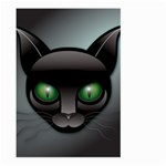 Green Eyes Kitty Cat Large Garden Flag (Two Sides) Front