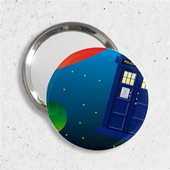 Tardis Doctor Time Travel 2 25  Handbag Mirrors by HermanTelo