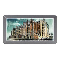 Architecture City Building Travel Memory Card Reader (mini) by Pakrebo