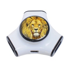 Lion Lioness Wildlife Hunter 3-port Usb Hub by Pakrebo