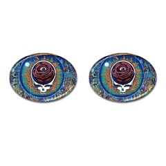 Grateful Dead Ahead Of Their Time Cufflinks (oval) by Sapixe