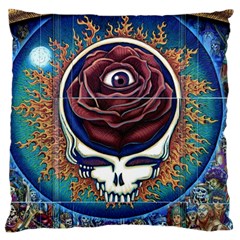 Grateful Dead Ahead Of Their Time Large Cushion Case (one Side) by Sapixe