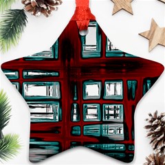 Abstract Color Background Form Ornament (star) by HermanTelo
