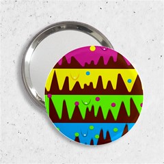 Illustration Abstract Graphic Rainbow 2 25  Handbag Mirrors by HermanTelo