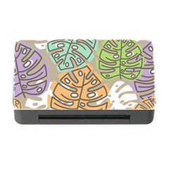 Pattern Leaves Banana Rainbow Memory Card Reader With Cf by HermanTelo