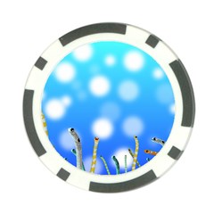 Sea Underwater Life Fish Poker Chip Card Guard by HermanTelo