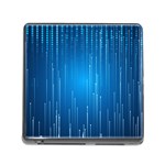 Abstract Rain Space Memory Card Reader (Square 5 Slot) Front