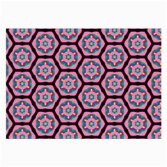 Background Pattern Tile Large Glasses Cloth (2 Sides) by Nexatart