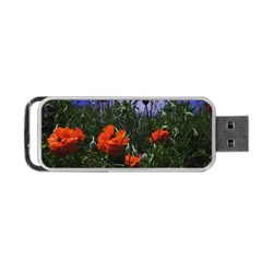 Poppy Field Portable Usb Flash (one Side) by okhismakingart