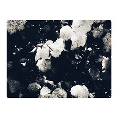 High Contrast Black And White Snowballs Ii Double Sided Flano Blanket (mini)  by okhismakingart