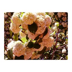 Yellow-pink Snowballs Double Sided Flano Blanket (mini)  by okhismakingart